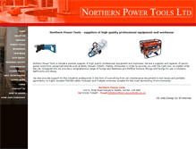 Tablet Screenshot of northern-powertools.com